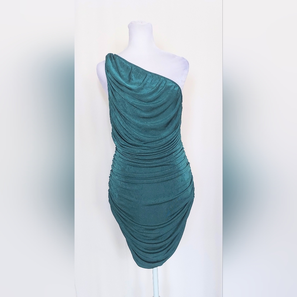 Lioness The Goddess Mini Dress Forest Green US Size 8 NWT